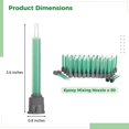 thumbnail image 5 of 50Pcs Epoxy Mixing Nozzles, 1:1 & 1:2 Ratio, Plastic Nozzles with Marked Scales, 5 of 6