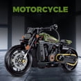 thumbnail image 2 of Bloques de construcción 1:8, modelo de motocicleta, vehículo de carreras urbano, ladrillos técnicos, regalos de cumpleaños, juguetes para niños, niños, 600   Uds.,618pcs With box, 2 of 5