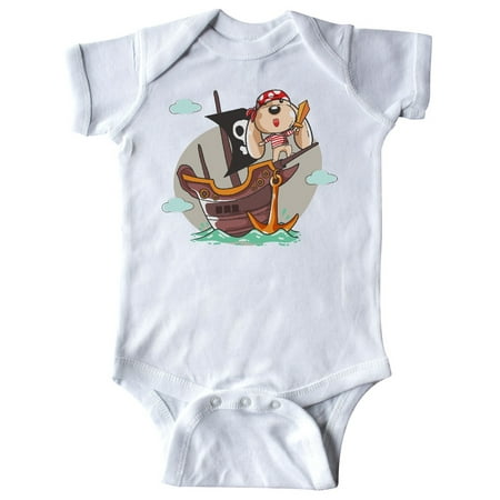 

Inktastic Cute Pirate Dog Gift Baby Boy or Baby Girl Bodysuit