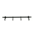 thumbnail image 3 of Better Homes & Gardens 18 in. Wall Mounted Metal Hook Rack, 4 Hooks, Matte Black, 3 of 9