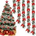 thumbnail image 2 of Dalrosia 4PCS Christmas Tinsel Garland with Red Bows Fluffy Tinsel Garland Soft Glitter Christmas Tinsel Garland Decorations Vintage Tinsel Wreaths for Party Xmas Tree Decoration, 2 of 7