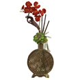 thumbnail image 1 of Nearly Natural 1338 Orchidée Succulent Arrangement au Lever du Soleil, Rouge/brun, 1 of 1