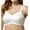 White, variant on Women's Elila 1613 Cotton Cup Wireless Soft Cup Nursing Bra (Black 34M)