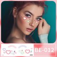 thumbnail image 1 of Etiqueta Engomada Del Tatuaje Temporal 8 piezas 3D tatuaje impermeable dulce cuerpo tatuaje para niños niñas maquillaje (B) Wdftyju Libre de BPA, 1 of 3