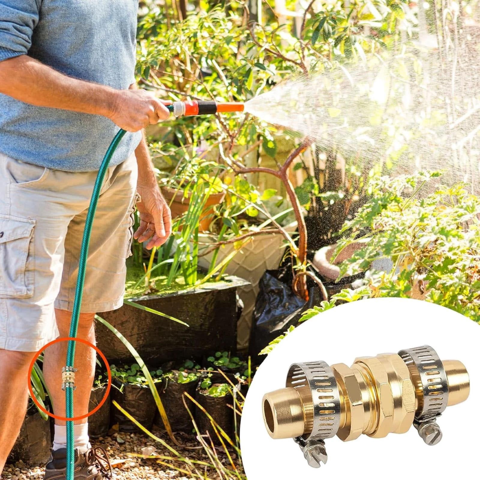 GUYUTING Aluminum Garden Hose Repair Fitting Quick Connect Structure For Residential Yard Watering Cleaning Equipment Parts