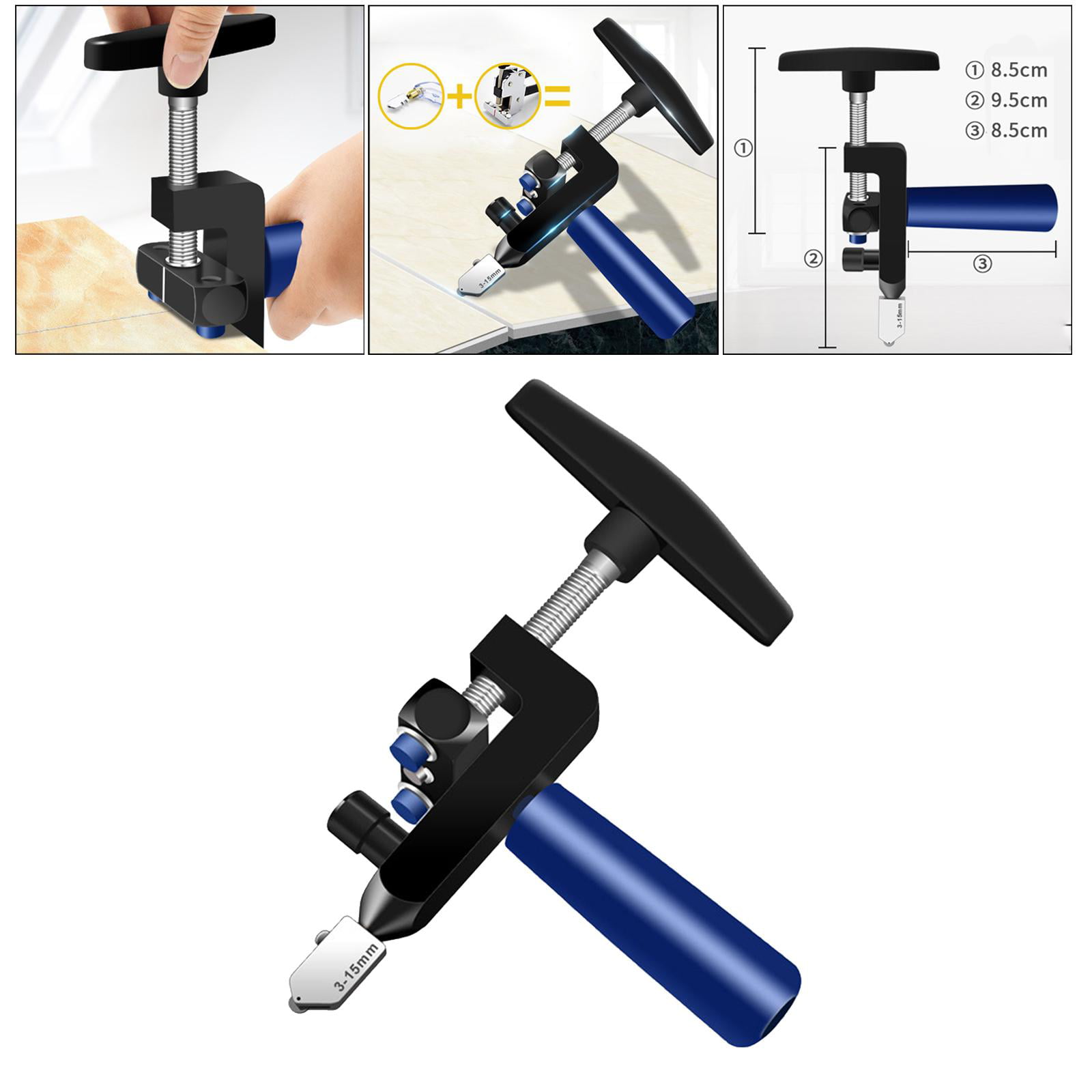 New GLASS and TILE CUTTER PLIERS Handheld Portable Mirror Opener Cutting Tools 