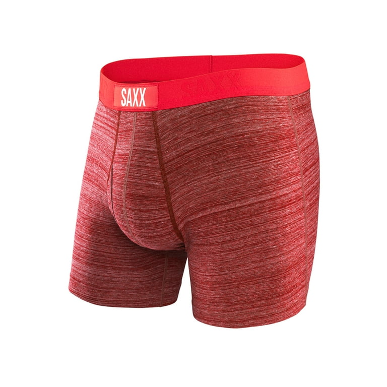 Saxx Mens Ultra Tri-Blend Fly Performance Boxers Underwear Forest Heather  XX-Large