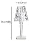 thumbnail image 5 of Luz de noche 1W 3000K / 6000K USB Lámpara de mesa Luz de decoración acrílica para fiesta en casa, luz cálida Advancent HA005610-02B, 5 of 7