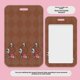 thumbnail image 1 of Estuche protector Cartoonsimple Labubu para estudiantes, campus, comida, dibujos animados, soporte para tarjeta de identificación de tránsito, accesorios, soporte para insignia, protección, 1 of 4