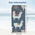 thumbnail image 3 of Colored Llamas Beach Towels Oversized Microfiber Beach Towel for Adults Super Absorbent Sand Free Pool Towels for Travel Pool Swimming Bath Camping Adult Women, 3 of 8