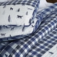 thumbnail image 3 of Great Bay Home Rustic Lodge Reversible Reversible Quilt Set With Shams  (Twin, Bristol), 3 of 6