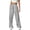 Light Gray, variant on Women's Casual Wide Leg Pants with Drawstring Elastic Waist - Lightweight Loose Trousers for Daily Wear