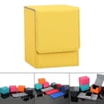 thumbnail image 1 of Cajas de de cartas Caja de almacenamiento de de cartas coleccionables para cartas con mangas Cartas deportivas Amarillo CUTICAT  Cajas de cartas, 1 of 8