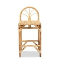 thumbnail image 3 of Bali & Pari Natural Rattan BOHO Counter Stool with Seville Design, Dining Room (Set of 1), 3 of 8