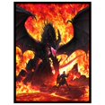 thumbnail image 1 of Fundas para cartas Realm Guard Fire Dragon mate 66 x 92 mm, 105 unidades, 1 of 5