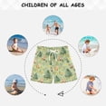 thumbnail image 6 of FORMRS Boys Swim Trunks Quick Dry Mesh Lining Beach Boardshorts, Sizes XS-XL, Cartoon Forest Animals, 6 of 7