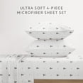 thumbnail image 3 of Noble Linens 3 Piece Holiday Microfiber Bed Sheet Set, Christmas Tree, Twin, 3 of 13