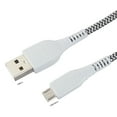 thumbnail image 4 of onn. 6' Braided Micro-USB to USB Cable, White, 4 of 7