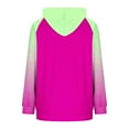 thumbnail image 4 of DAFPZW Women's Gradient Sweatshirt Hoodies,Trendy Casual Long Sleeve Pullovers Loose 2025 Fall Hooded Tunic Tops, 4 of 6