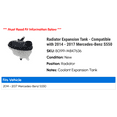 thumbnail image 2 of Radiator Expansion Tank - Compatible with 2014 - 2017 Mercedes-Benz S550 2015 2016, 2 of 2