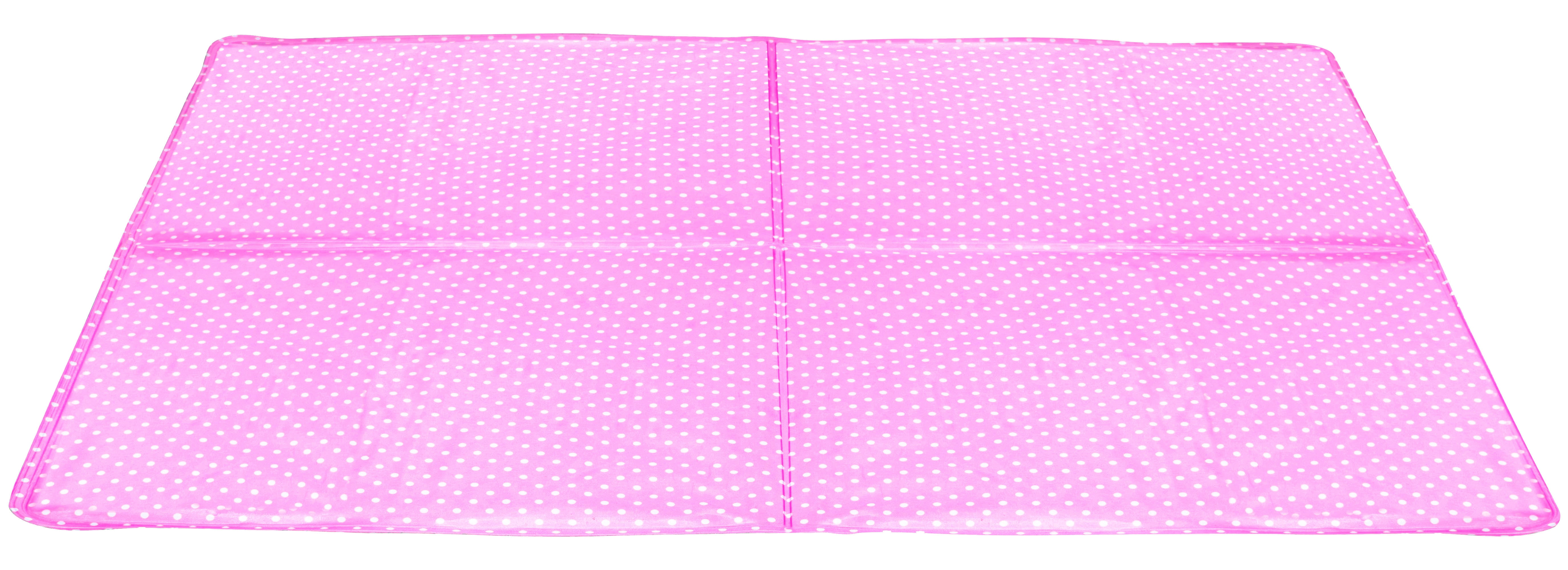 Baumster Large Cooling Pet Mat, 38" x 32", Pink Self Cooling Mat for