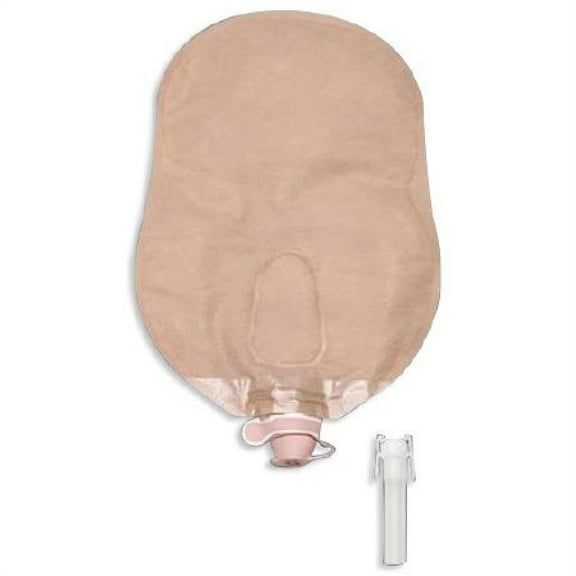 Hollister New Image Urostomy Pouch - 1.75 Inch Stoma, 1.75 Inch Flange, 9 Inch Length, Transparent, Drainable, 10 Count