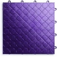 thumbnail image 1 of Big Floors RaceDeck CircleTrac, Durable Copolymer Interlocking Modular Garage Flooring Tile (12 Pack), Purple, 1 of 4