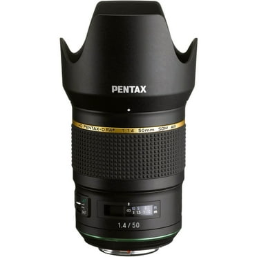 Pentax HD PENTAX-D FA 50mm F1.4 SDM AW Single-Focus Lens,  Black
