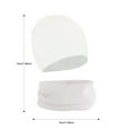 thumbnail image 2 of ZACPNCV Kids Fashion Hip Hop Winter Hat Warm Comfortable Solid Color Head Cap Scarf Set For Girls Boys White, 2 of 4