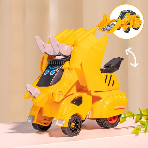 Impacts Transforming Toy Dinosaur Car Collision Reversal Vehicle For Kids Battles Car For Boys