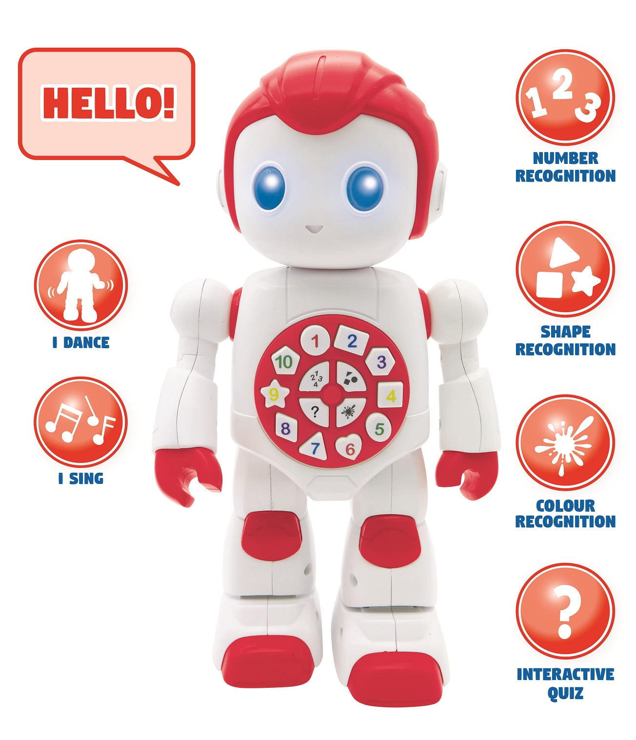 boy speaking robot