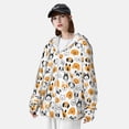 thumbnail image 4 of Picia Dog Faces Women's Men's UPF 50+ Sun Protection Hoodie Shirt Long Sleeve SPF Fishing Outdoor UV Hiking Lightweight Shirts-Large, 4 of 9