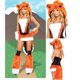 thumbnail image 5 of Conjunto de disfraz de peluche sexy para mujer, cola grande, lobo, leopardo, gorro de invierno, parte superior de tubo, calentador de piernas, vestido de fiesta para Halloween y Navidad, 5 of 5