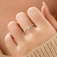 thumbnail image 4 of 925 Sterling Silver Cross Rings for Women Cubic Zirconia Faith Hope Christian Rings Heart Ring Promise Rings for Her Purity Ring Mothers Ring Religious Jewelry Easter Baptism Christmas Gifts, 4 of 7