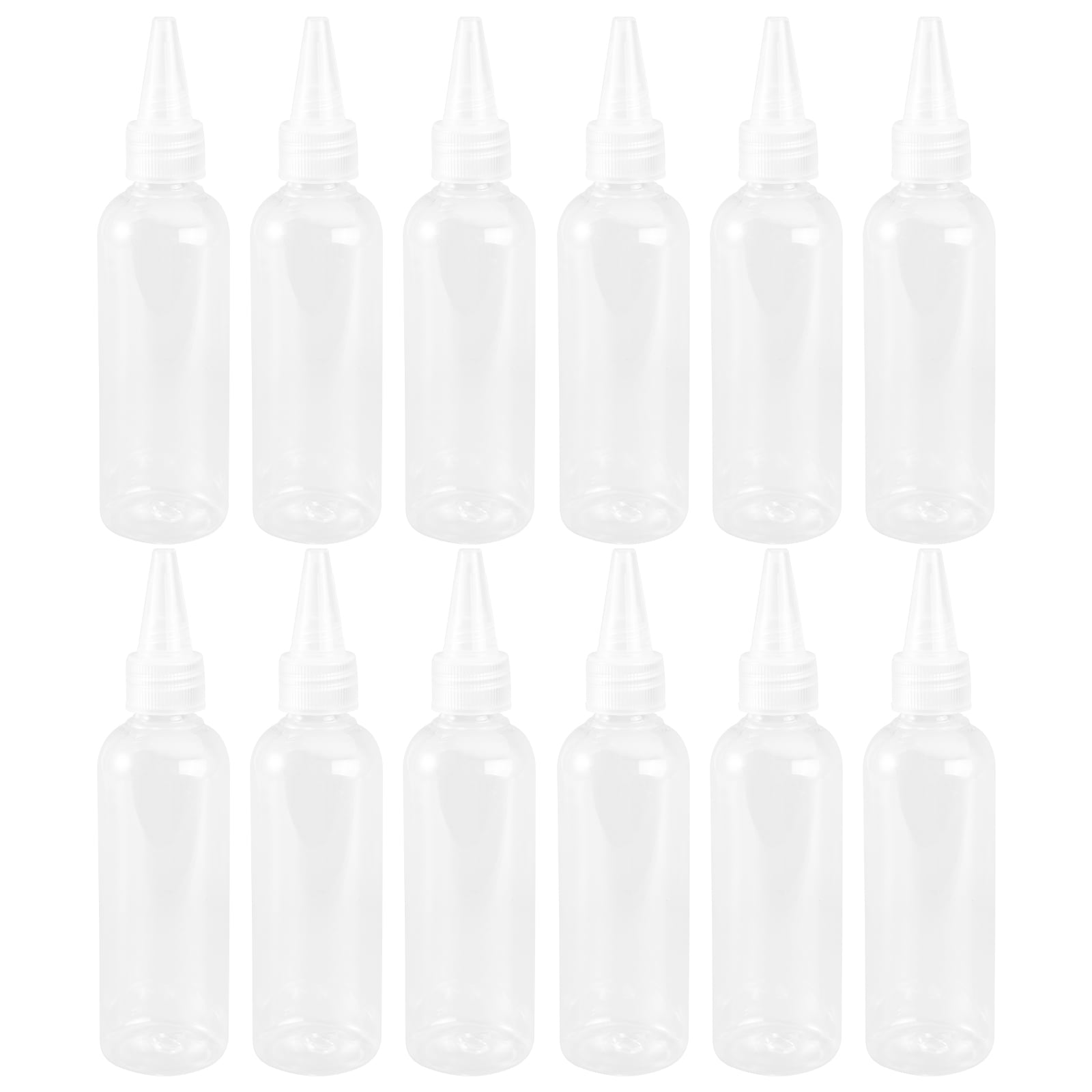 Bestonzon 12pcs Hair Dye Bottles Hair Coloring Bottle Plastic Storage
