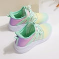 thumbnail image 5 of GYMEPIC Girls Gradient Fashion Sneakers Breathable Lightweight Lace-up Running Walking Shoes for Toddler/Little Kid/Big Kid, 5 of 7
