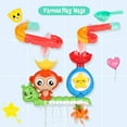 thumbnail image 2 of Juguetes de baño para bebés, juguetes de baño de ducha de agua para niños con pista de carreras de coches de rompecabezas BAU 14 piezas MFZFUKR LN-0773, 2 of 7
