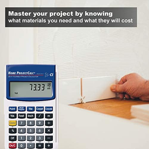 8510 Home ProjectCalc Do-It-Yourselfers Feet-Inch-Fraction Calculator Dedicated 
