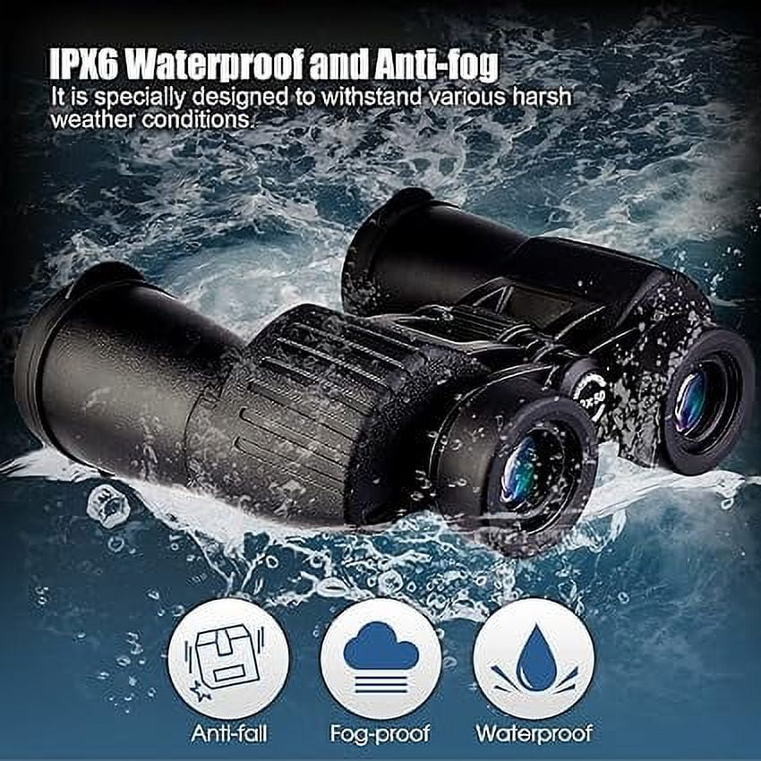 SVBONY SA204 10x50 Binocular, Porro FMC Binoculars for Bird Watching, Spring Hunting,IPX6 Waterproof Fogproof Sports Binoculars, Long Range Bird Watching Binoculars for Adults