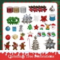 thumbnail image 2 of Christmas Tree Pendant Decoration Garland Bead Chain Santa Claus Small Bell Elk Snowflake Bow Star Pendant New Year Decoration, 2 of 5