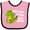 Pink and Black, variant on Inktastic See You Later Alligator Boys or Girls Baby Bib