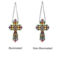 thumbnail image 3 of RADIANCE Goods Victorian Tiffany-Style Stained Glass Window Panel 13" Tall, 3 of 5