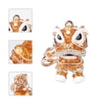 thumbnail image 3 of FRCOLOR Key Ring 1Pc Rhinestone Keychain Creative Key Pendant Keyring Chinoiserie Accessory,4.72"X1.38"X1.18", 3 of 5