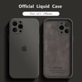 thumbnail image 3 of Con LOGO Oficial Original Líquido Caso Para iPhone 11 12 13 Pro MAX SE Silicona XR XS X 8 7 Plus Cubre Casos, 3 of 3