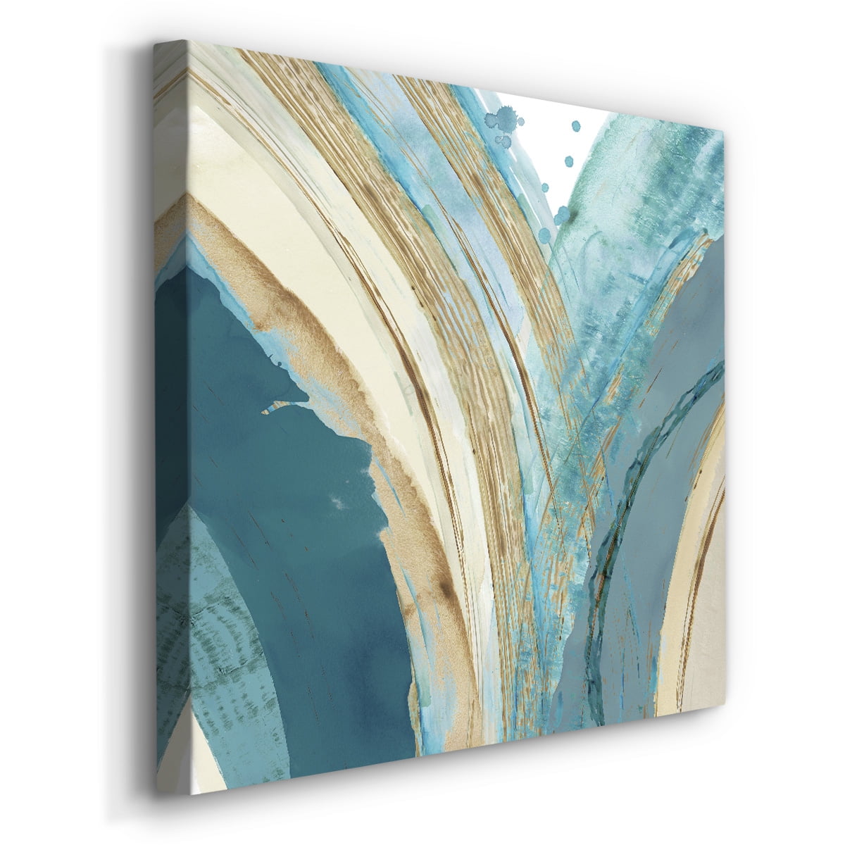 Wexford Home Making Blue Waves IV-Premium Gallery Wrapped Canvas, 16" x 16" - Ready to Hang