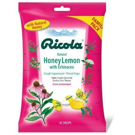 ricola echinacea drops lemon honey