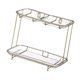 thumbnail image 1 of Estante de Almacenamiento de Cosméticos para Baño Moderno, Organizador de Tocador, Caja de Almacenamiento de Exhibición de 2 Capas, Contenedor Soledad Estante de almacenamiento de baño, 1 of 8