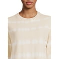thumbnail image 2 of Time and Tru Women's Tie Dye Sweatshirt Dress, 2 of 5