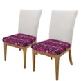 thumbnail image 2 of KLL Snowflakes And Christmas Pattern Seat Covers for Dining Room Chairs,Washable Chair Seat Chair Covers Seat Protector-Two Pieces, 2 of 7