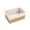 B, variant on Wicker Basket with Liner, Wicker Baskets Set with Removable Linen Liner, Woven Nesting Organizer Bins for Pantry Bathroom Closet & Dresser Home Decor(With Lid) - White/Size S